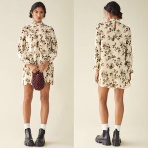 Reformation Jourdan Dress Regency Floral Print Size S